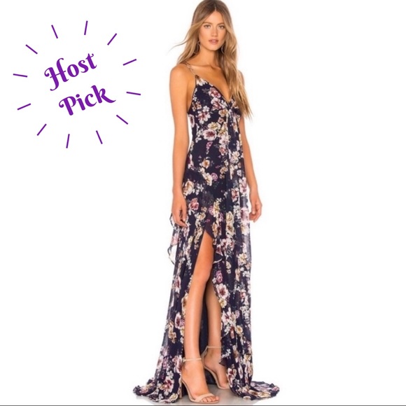 NICHOLAS Floral Silk Georgette Maxi Dress - Picture 2 of 8
